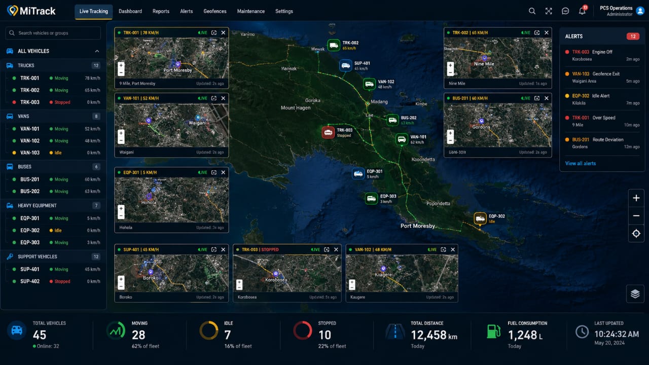 Live Tracking Management System